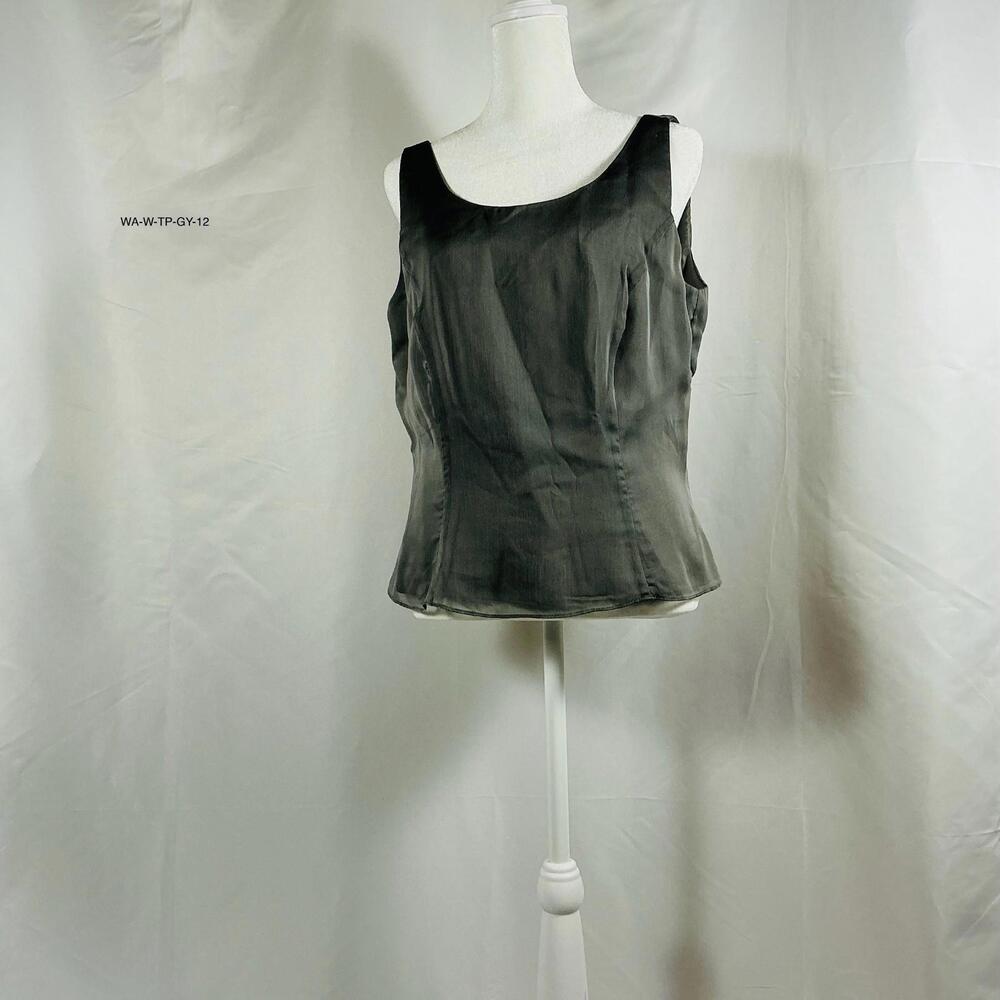 Watters & Watters Women's Formal/Dressy Gray Tank Top Size 12